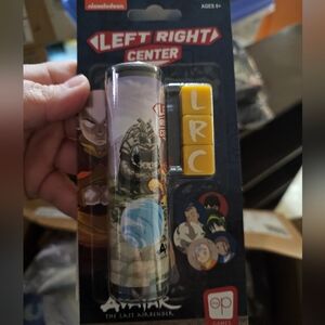 Nickelodeon Avatar: The Last Airbender Left Right Center Game - Yellow and Blue